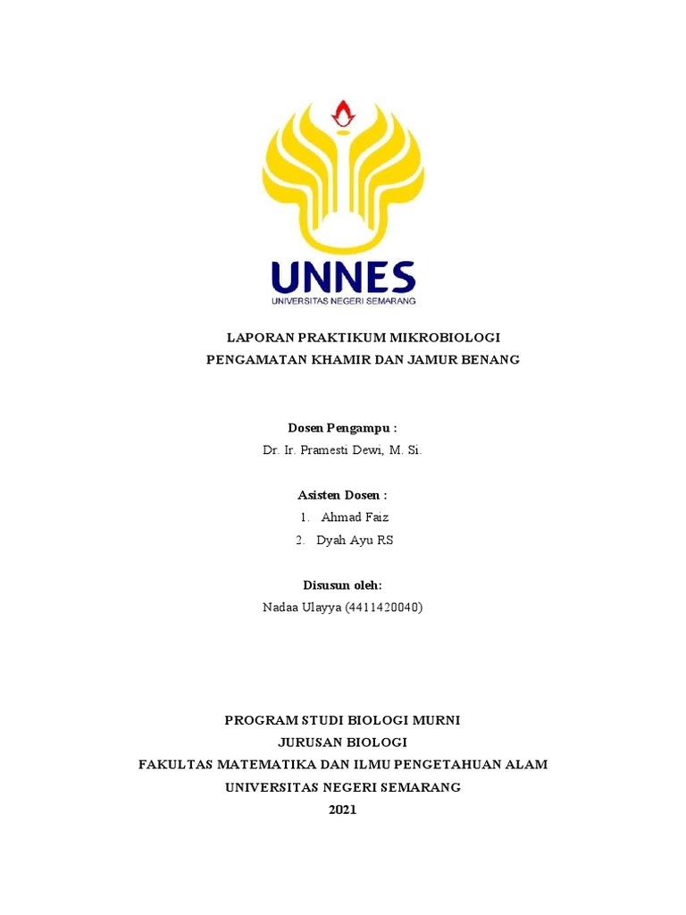 Laporan Praktikum Mikrobiologi Pengecatan Gram | PDF