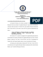 Informe Positivo de la Comisión de Gobierno- Nombramiento de Alberto Escudero