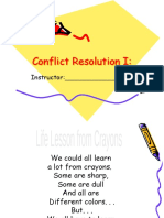 Conflict Resolution I