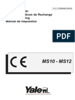 MS10 - MS12: MS10 MS12 Parts Manual Elenco Ricambi Manuel Des Pièces de Rechange Ersatzteilkatalog Manual de Repuestos
