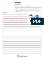 Amoeba Sisters Biological Levels of Organization Recap PDF
