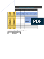 Laboratorio de Concreto - Horarios