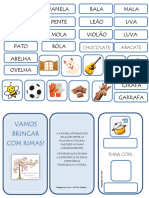 EF Atividade Consciencia Fonologica RIMA Exercicios Dano Eldelwein