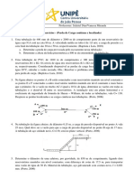 Lista de Exercicios - Conduto Forcado