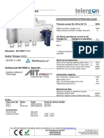 Data Sheet:: AC-Changeover Switch 160A