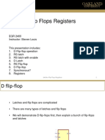 Latches Flip Flops Registers: EGR 2400 Instructor: Steven Louis
