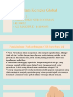 CSR Dalam Konteks Global: Kelompok 2: - Faidin Joko Nur Rochman 141190032 - ALI MAKHFUD 141190033