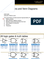 Boolean Algebra and Venn Diagrams