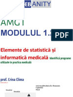 Modulul 1.2 Statistica Si Informatică Medicală