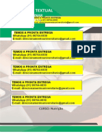 Nutrição 3º e 2º “Alterações Sistêmicas e Nutricionais Relacionadas à Doença de Chagas” WhatsApp (91) 98764-0830