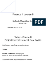 Finance II Cours 8 2021