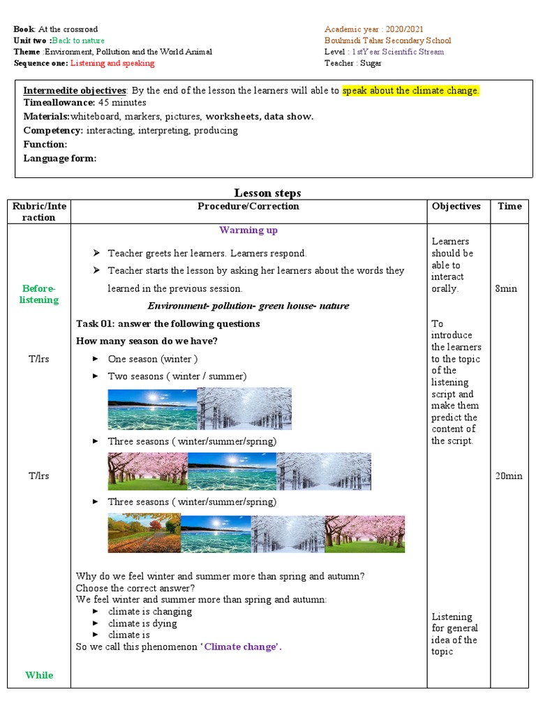 Grade 5 Pollution Lesson Plan | PDF | Air Pollution | Smog