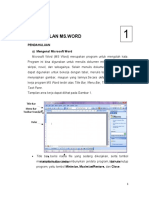 Pengenalan MSWord (Materi)