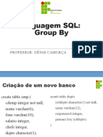 10 Banco de Dados - SQL - Group by