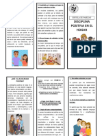 Triptico Informativo de Disciplina Positiva