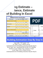 Building Estimate - Importance