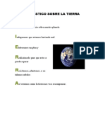 Acrostico y Mensaje Sobre La Tierra