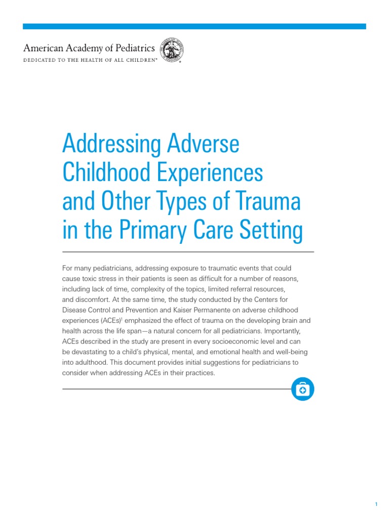 Aces Screening In Primary Care – FJSV