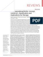 Reviews: Axial Spondyloarthritis: Concept, Construct, Classification and Implications For Therapy