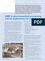 GMP in Pharmaceutical Processing