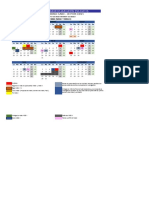 Calendario MDG I I-2021