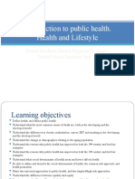 Public Health, Health and Lifestyle