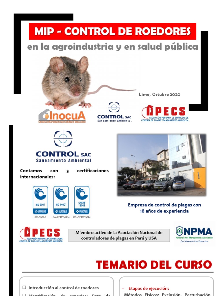 Control de Roedores en Agroindustria | PDF | Roedor | Control de plagas