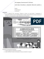 Actividad Lenguaje y Comunicación 6° - 08 de Abril