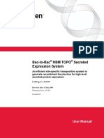 Bac-to-Bac HBM Topo Secreted Expression System: User Manual