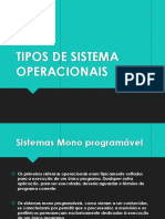 02.tipos de Sistemas Operacionais