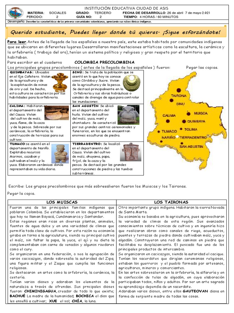 Primeras Comunidades Indígenas en Colombia | PDF | Pueblos Indígenas de ...
