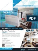 Serie FCA: Fancoil Pisotecho