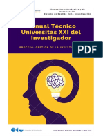 Manual Tecnico Investigador Universitas XXI 2019