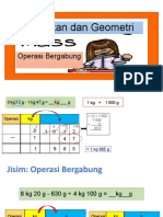 Sukatan Dan Geometri: Operasi Bergabung