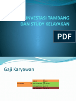 Analisis Investasi Tambang Dan Study Kelayakan