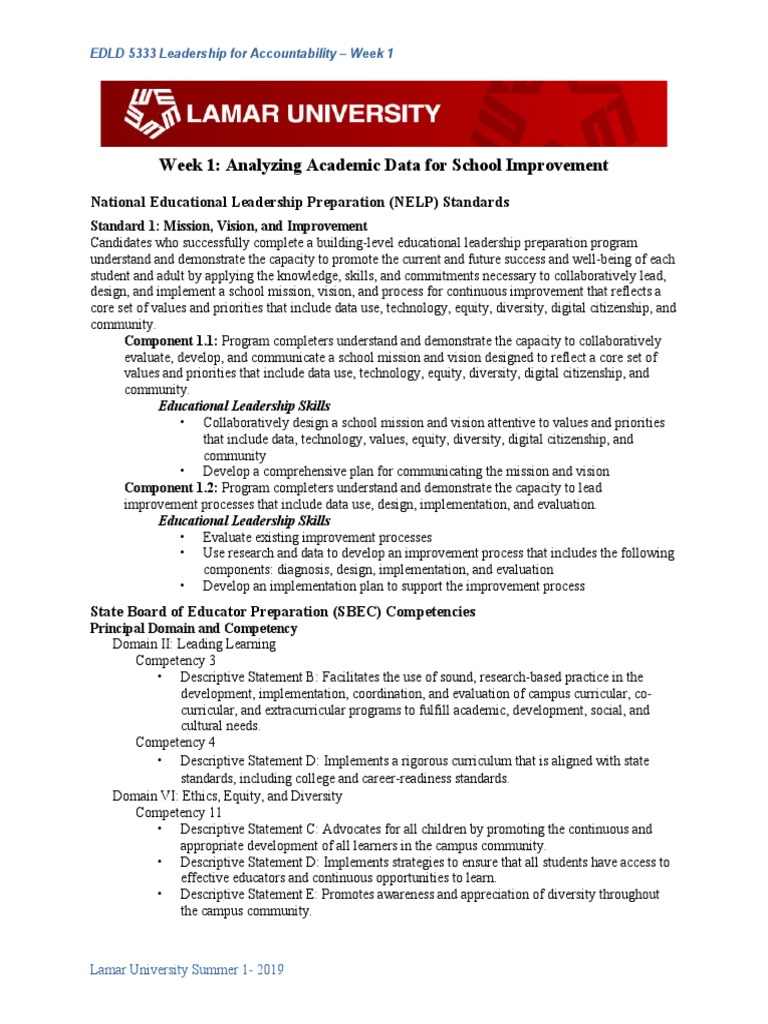 Analyzing Data for School Improvement | PDF | Competence (Human ...