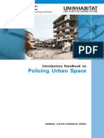 Introductory Handbook On Policing Urban Space