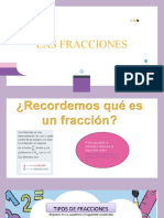 Repaso de Tipos de Fracciones y Transformaciones.