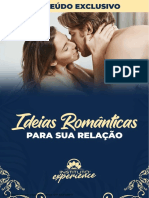 BÔNUS - IDEIAS ROMÂNTICAS PARA SUA RELAÇÃO 