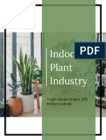 Indoor Plant Industry: Target Market Project 2021 Brittney Lubeski