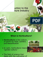 Introduction To The Horticulture Industry