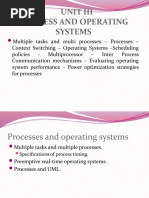 Unit Iii Process and Operating Systems