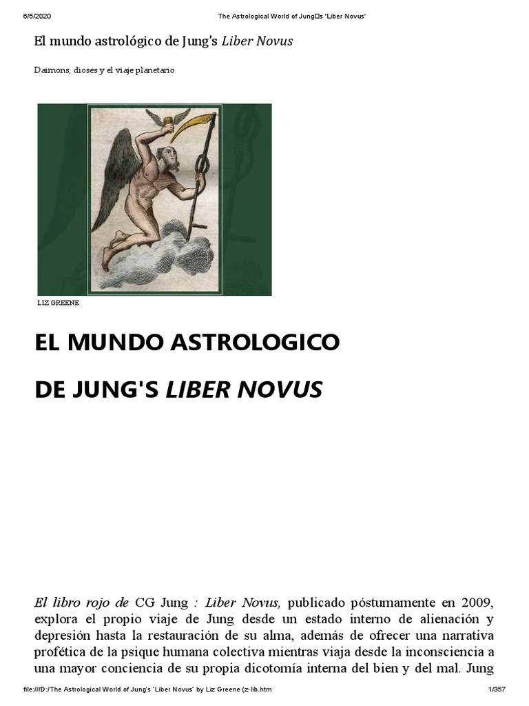 The Astrological World of Jung S 'Liber Novus' PDF Carl Jung