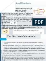 Electric Current and Resistance