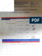 Plan de Vigilancia, Prevención y Control de COVID-19 en El Trabajo REV02 - EDIFICIO TIARA Y ANEXOS
