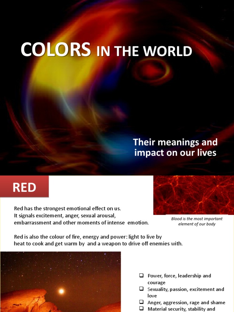 Colours in The World