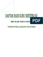 Daftar Hadir Guru Sertifikasi