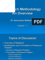 Research Methodology An Overview