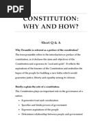 Class 11 Political Science - Constitution - Why and How?