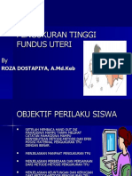 Pengukuran Tinggi Fundus Uteri